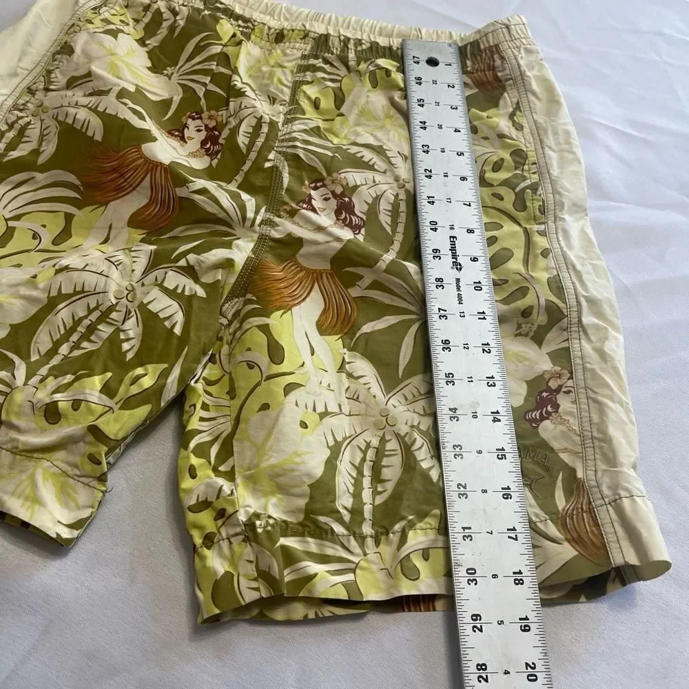 Tommy Bahama Hula Girl Swim Trunks Size Small